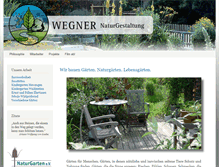 Tablet Screenshot of naturgestaltung-wegner.de